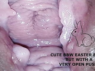Cute Bbw Bunny, But With A Very Open Pussy free video