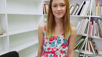 Tiny Redhead Sucks Your Dick In The Library Pov free video